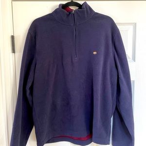 Brooks Brothers 346 1/4 Zip Fleece Size L